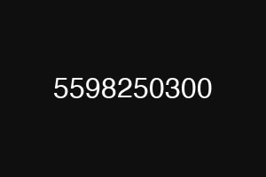 5598250300