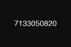 7133050820