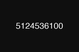 5124536100