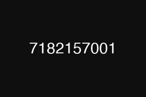 7182157001