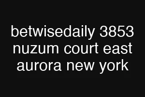 betwisedaily 3853 nuzum court east aurora new york